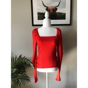 Free People Square Neck Top